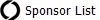Sponsor List